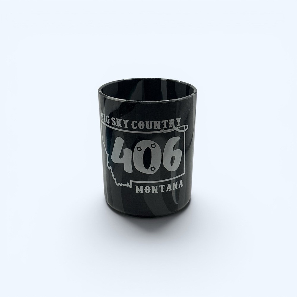 SILIPINT Montana Big Sky Country 406 Silicone BLACK SWIRL‎ 12oz
